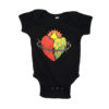Sacred Chile Heart - Black Onesie