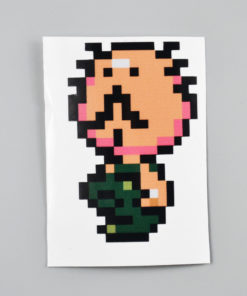 Brick Road Monkey 8-Bit - Sticker