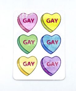 Gay - Valentines Sweethearts-Sticker sheet
