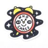 Woke Who Cares Clock - Sticker