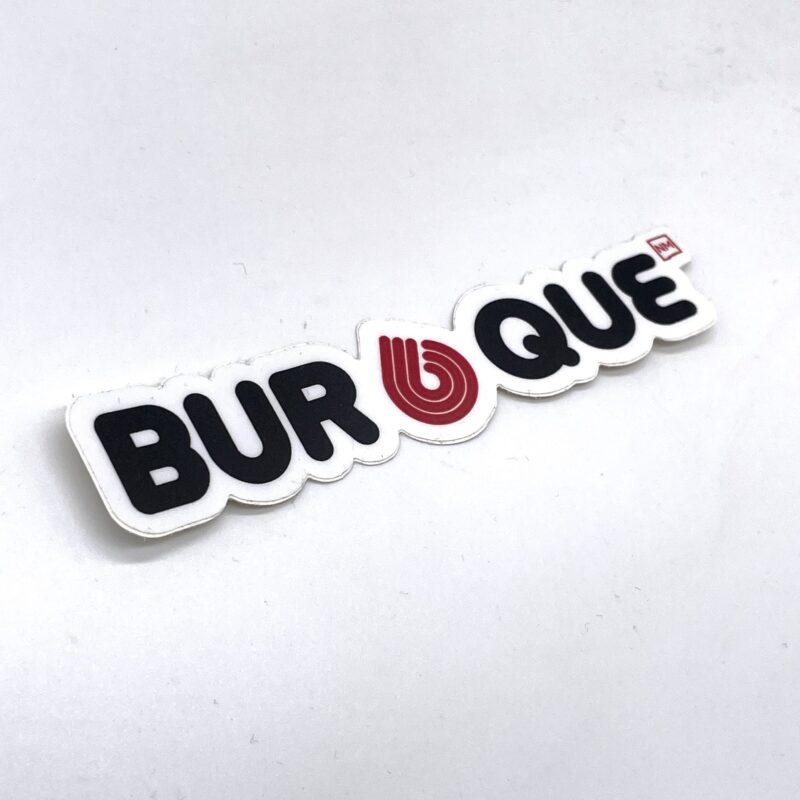 Ripper Burque Text Sticker – Metal the Brand