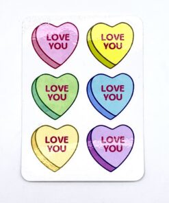 Love you - Valentines Sweethearts-Sticker sheet