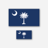 South Carolina Flag - Sticker