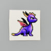 Purple Dragon 8-Bit - Sticker