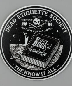 The Know it All Sticker by Dead Etiquette Society