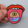 Woke Holographic Trippy Tongue - Sticker