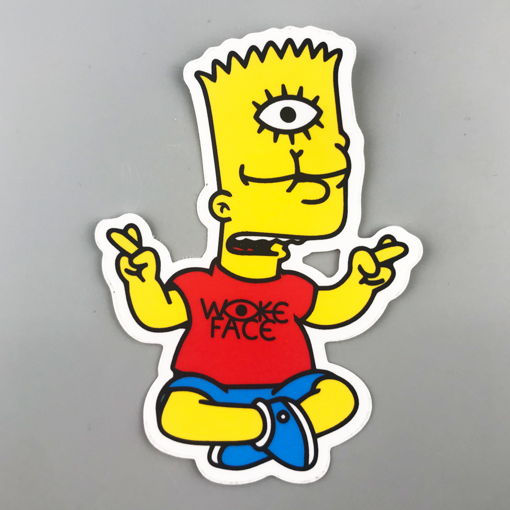 Bart simpson sticker