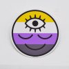 Woke NonBinary Flag - Sticker